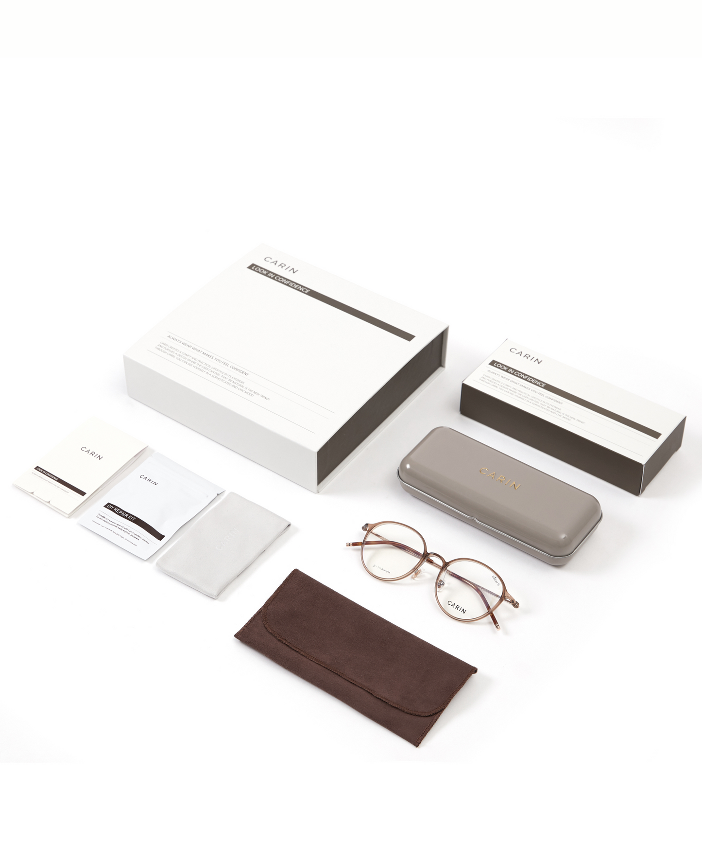 Gus H - Carin Titanium Eyeglasses | Korean Eyewear | Jei & Co. Optics