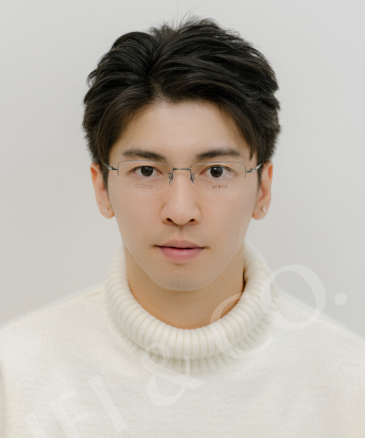 Halifax 30075 - Stylish & Affordable Semi-Rimless Eyeglasses | Premium Quality Frames by Jei & Co. | Jei & Co. Optics