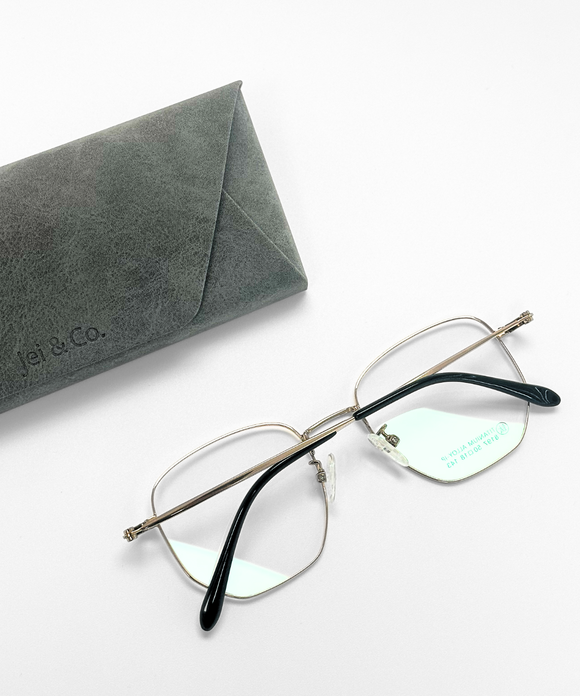 Rupert - Stylish & Affordable Titanium Eyeglasses | Premium Quality Frames by Jei & Co. | Jei & Co. Optics