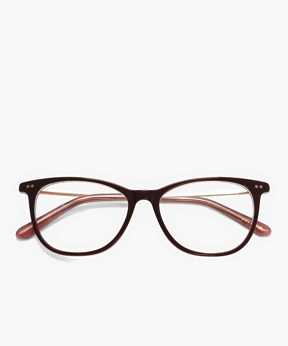 Camellia - Burgundy Cat-Eye Eyeglasses | Jei & Co.