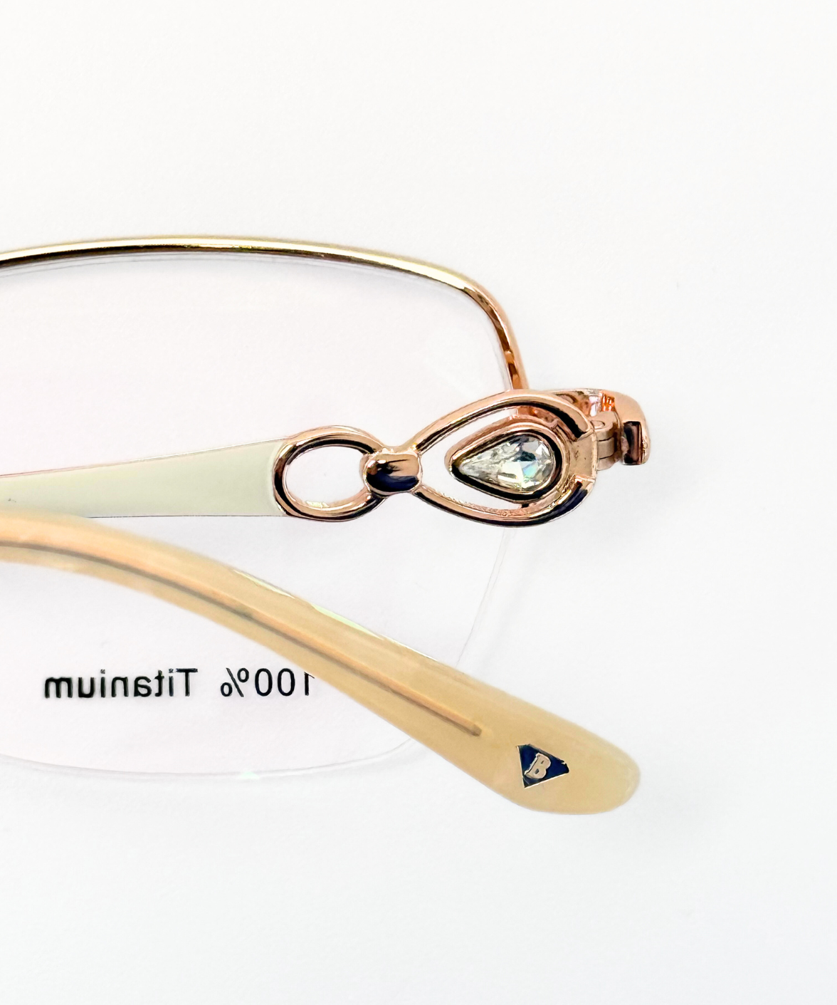 Blancia Titanium Semi-Rimless Eyeglasses BC426 | Jei & Co. Optics