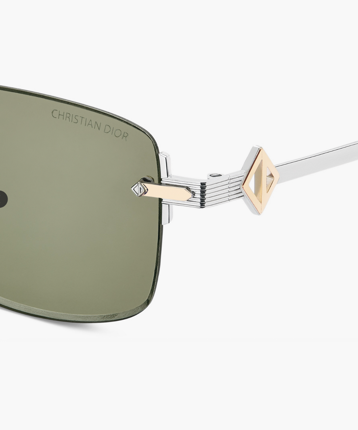 CD Diamond S11U - Dior Rimless Rectangular Sunglasses