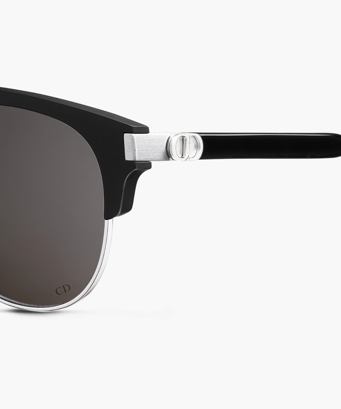 CD Icon R1U - Dior Double-Bridge Round Pilot Sunglasses