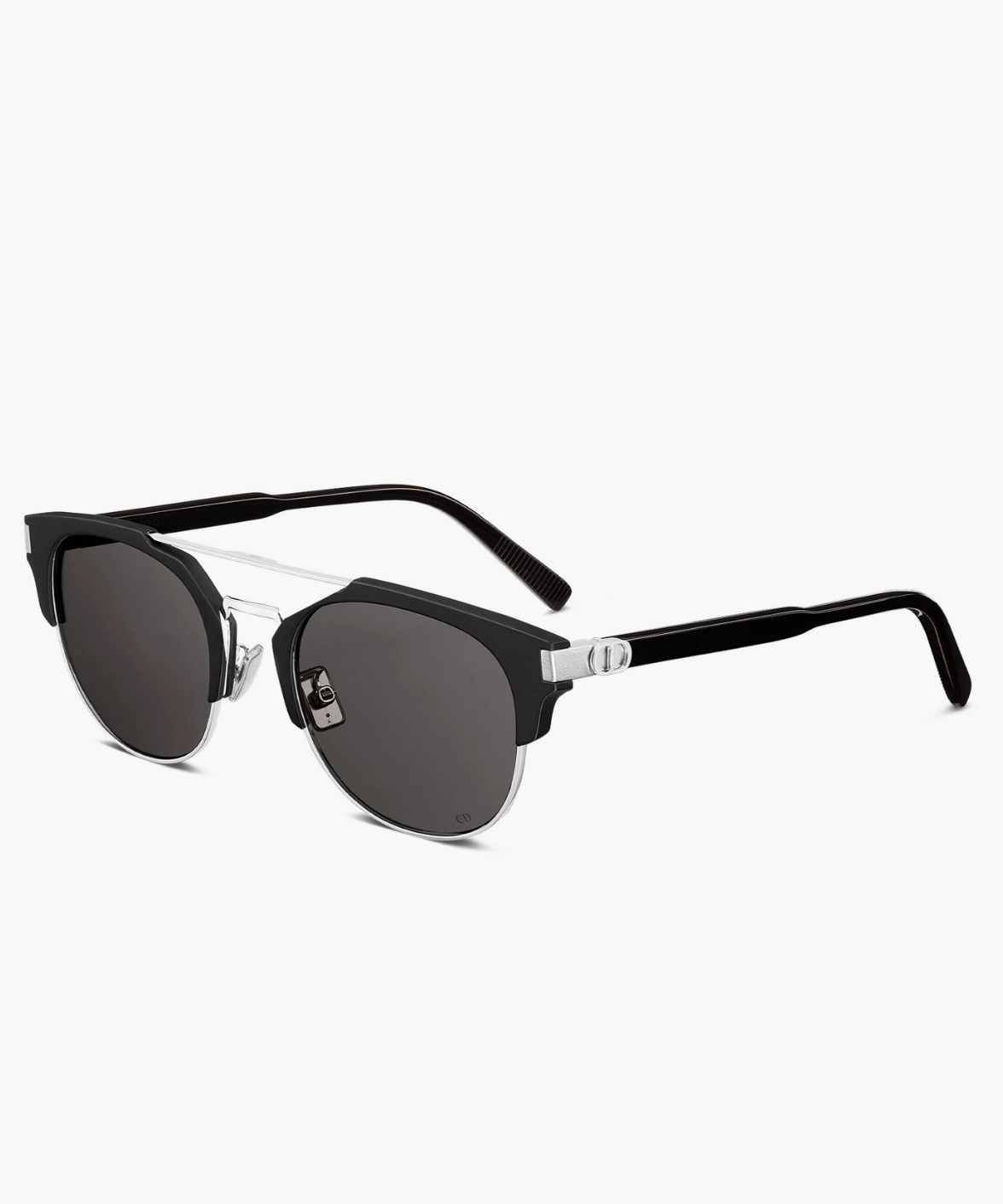 CD Icon R1U - Dior Double-Bridge Round Pilot Sunglasses