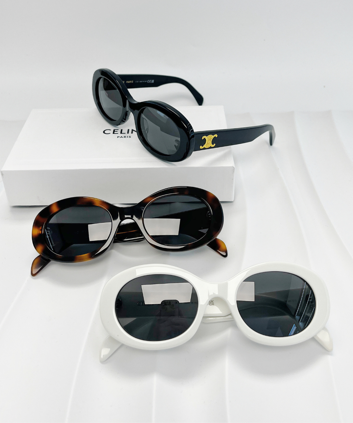 Celine CL40194U Triomphe 01 Oval Sunglasses | Jei & Co. Optics