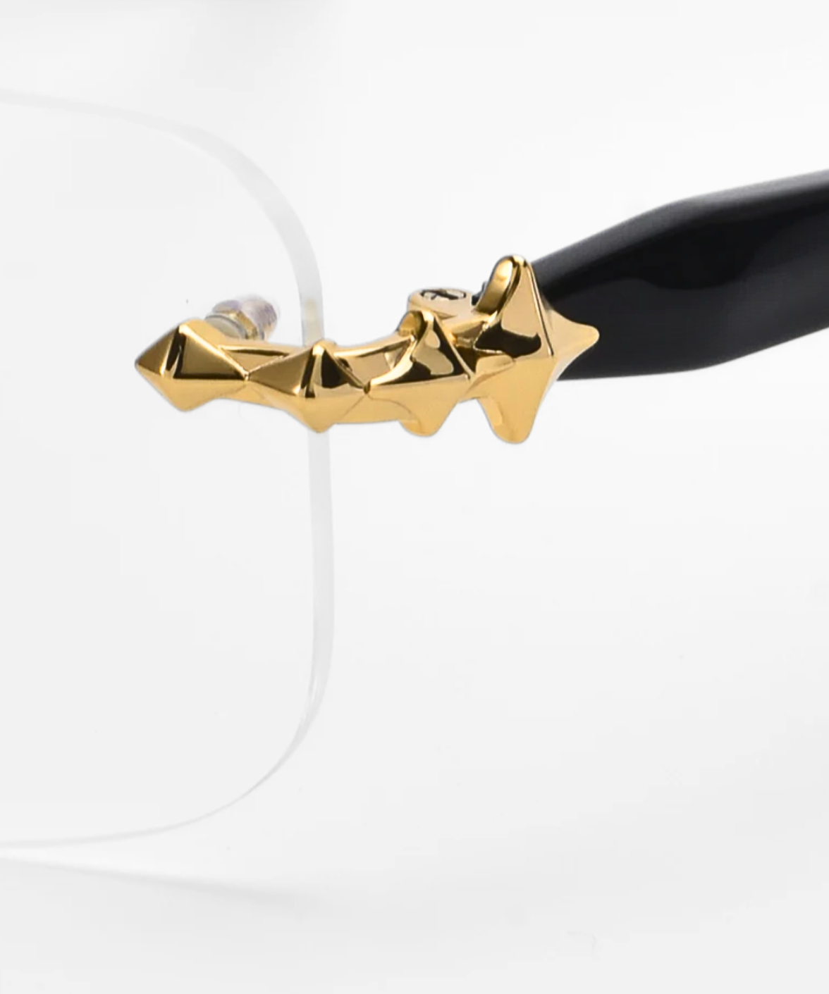 Claremont For Art's Sake Blue Blocker Rimless Eyeglasses