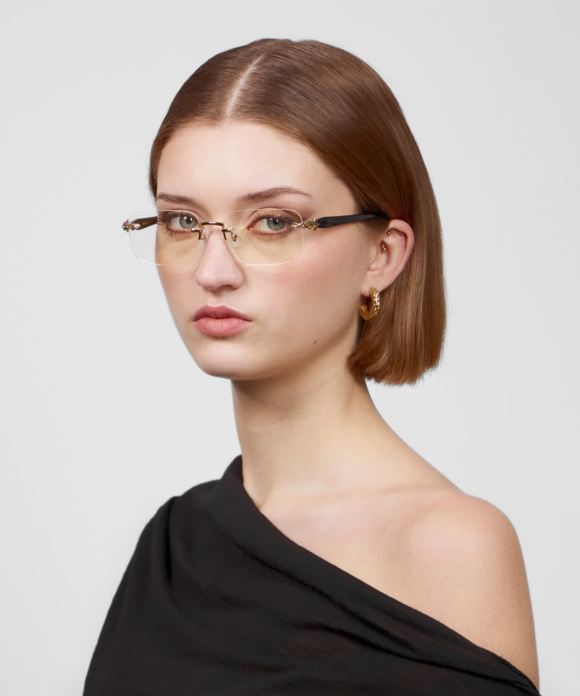 Claremont For Art's Sake Blue Blocker Rimless Eyeglasses