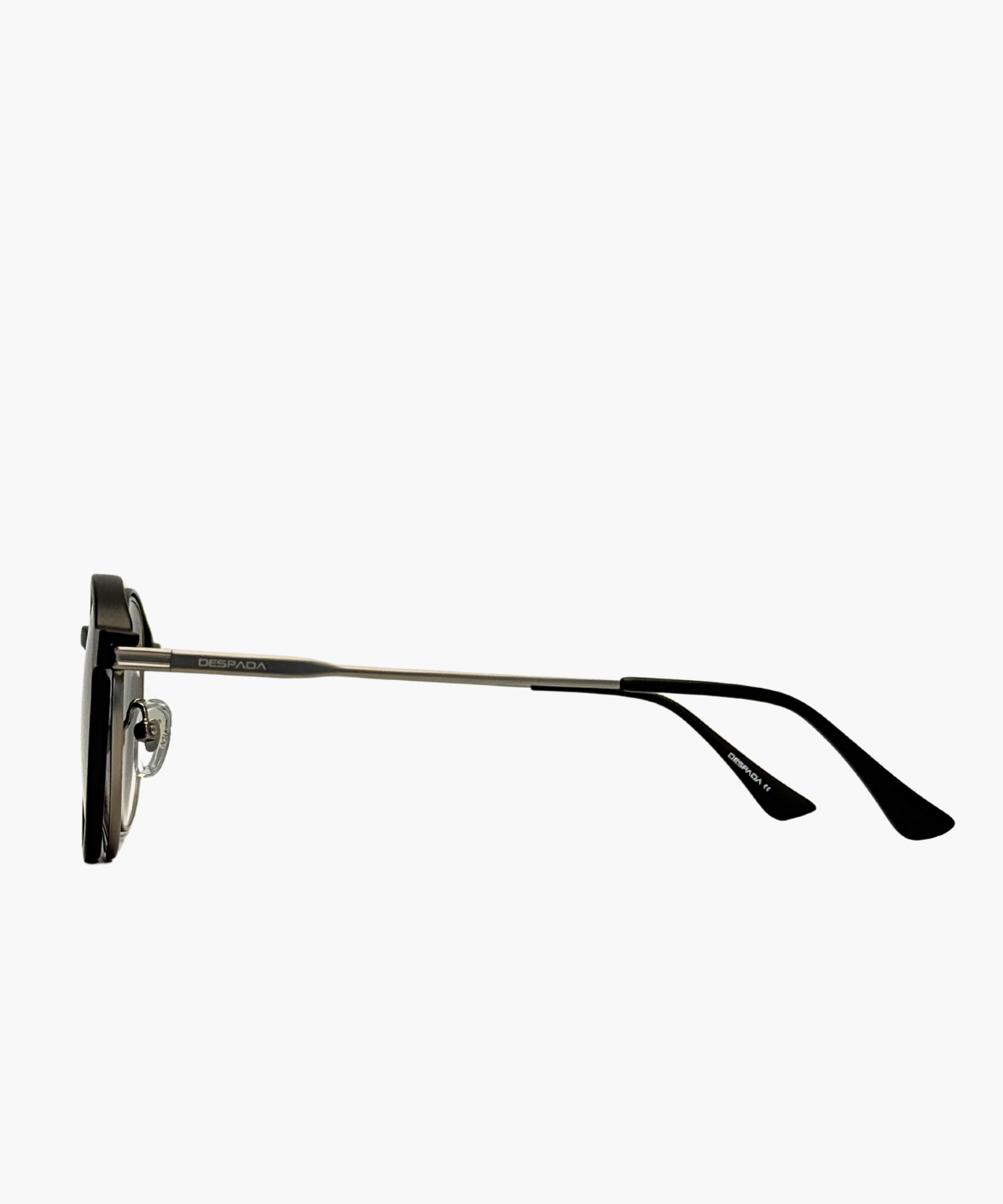 DS5239 - Despada Metal Polarized Round Clip-On Sunglasses