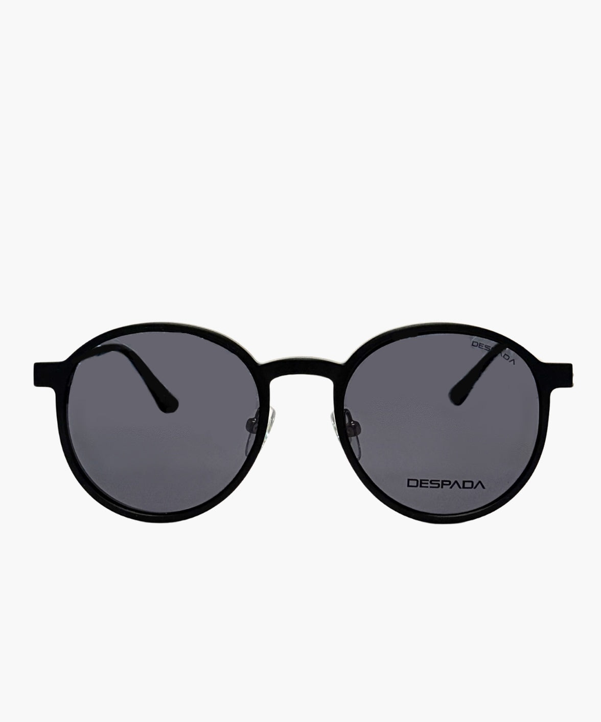 DS5239 - Despada Metal Polarized Round Clip-On Sunglasses