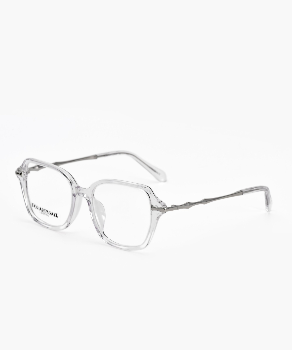 For Art's Sake Delight - Square Blue Block Eyeglasses | Jei & Co. Optics