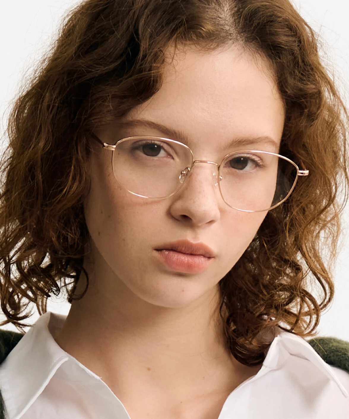 Edell S - Carin Titanium Oval Eyeglasses | Korean Eyewear | Jei & Co. Optics