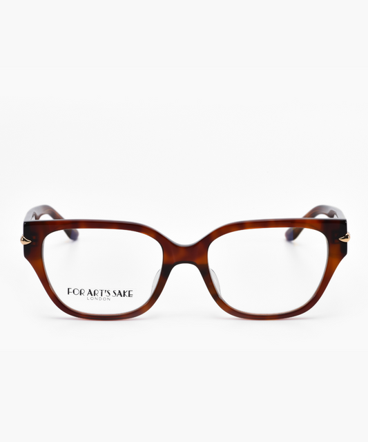 Eros For Art's Sake Tortoiseshell Cat-Eye Blue Light Glasses