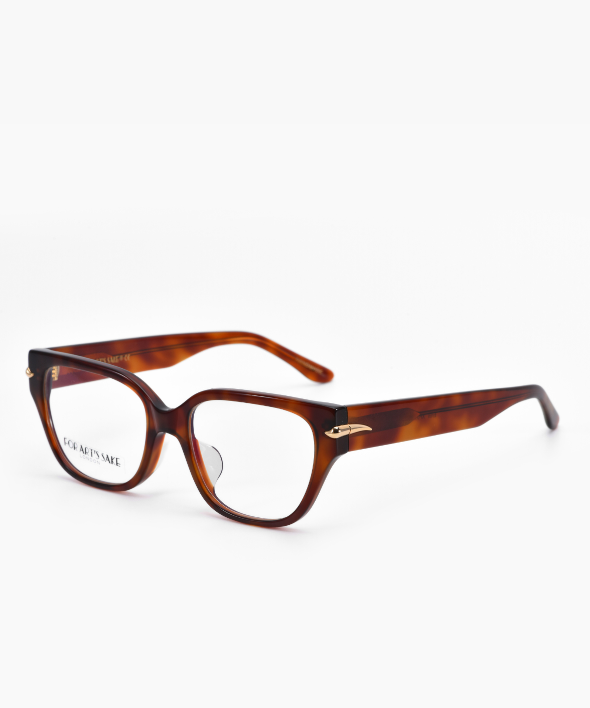 Eros For Art's Sake Tortoiseshell Cat-Eye Blue Light Glasses