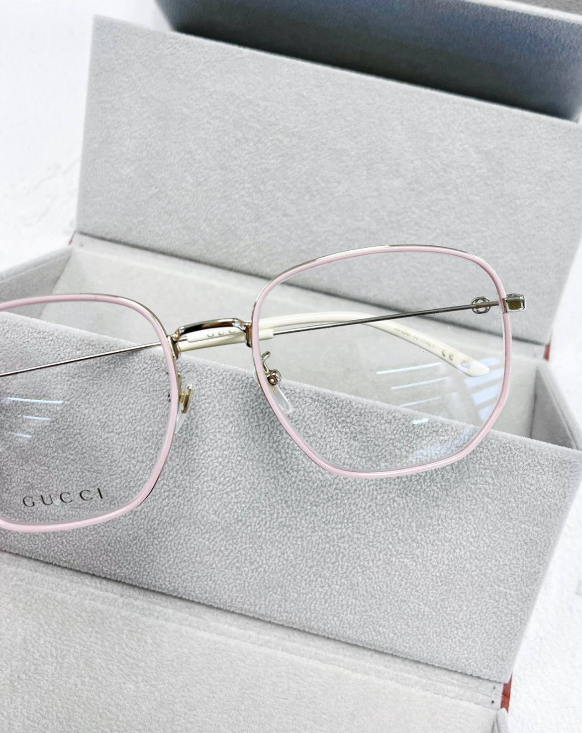 Gucci GG1197OA Eyeglasses Pink | Jei & Co. Optics