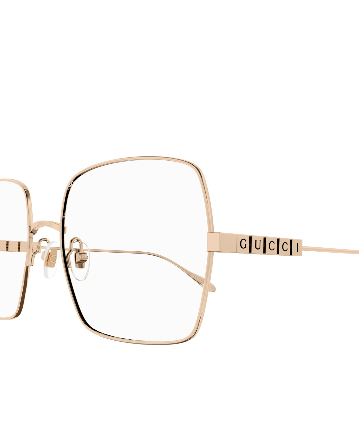Gucci GG1434O Eyeglasses Rose Gold | Jei & Co. Optics