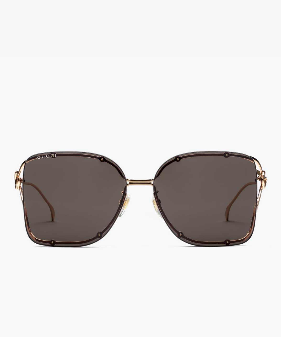 GG1713SA Gucci Oversized Rimless Sunglasses | Jei & Co. Optics
