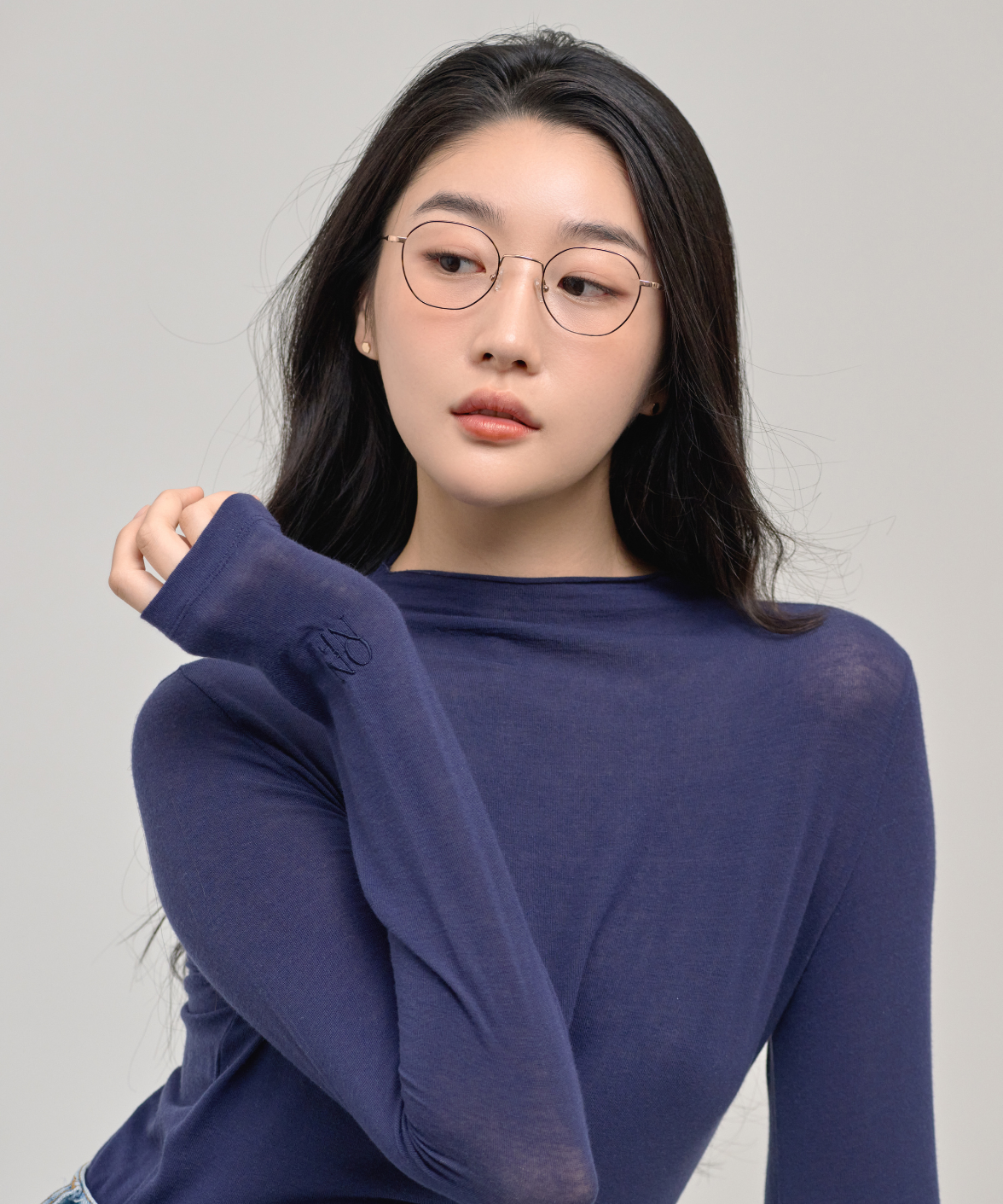 Gus H - Carin Titanium Eyeglasses | Korean Eyewear | Jei & Co. Optics