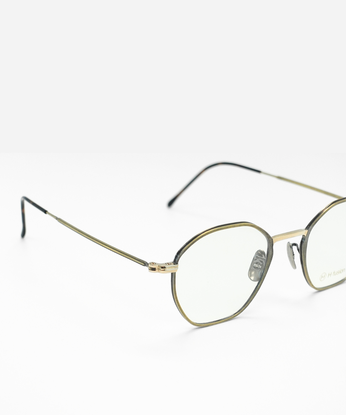 H fusion HF-510 Optics Eyeglasses Gold | Jei & Co. Optics