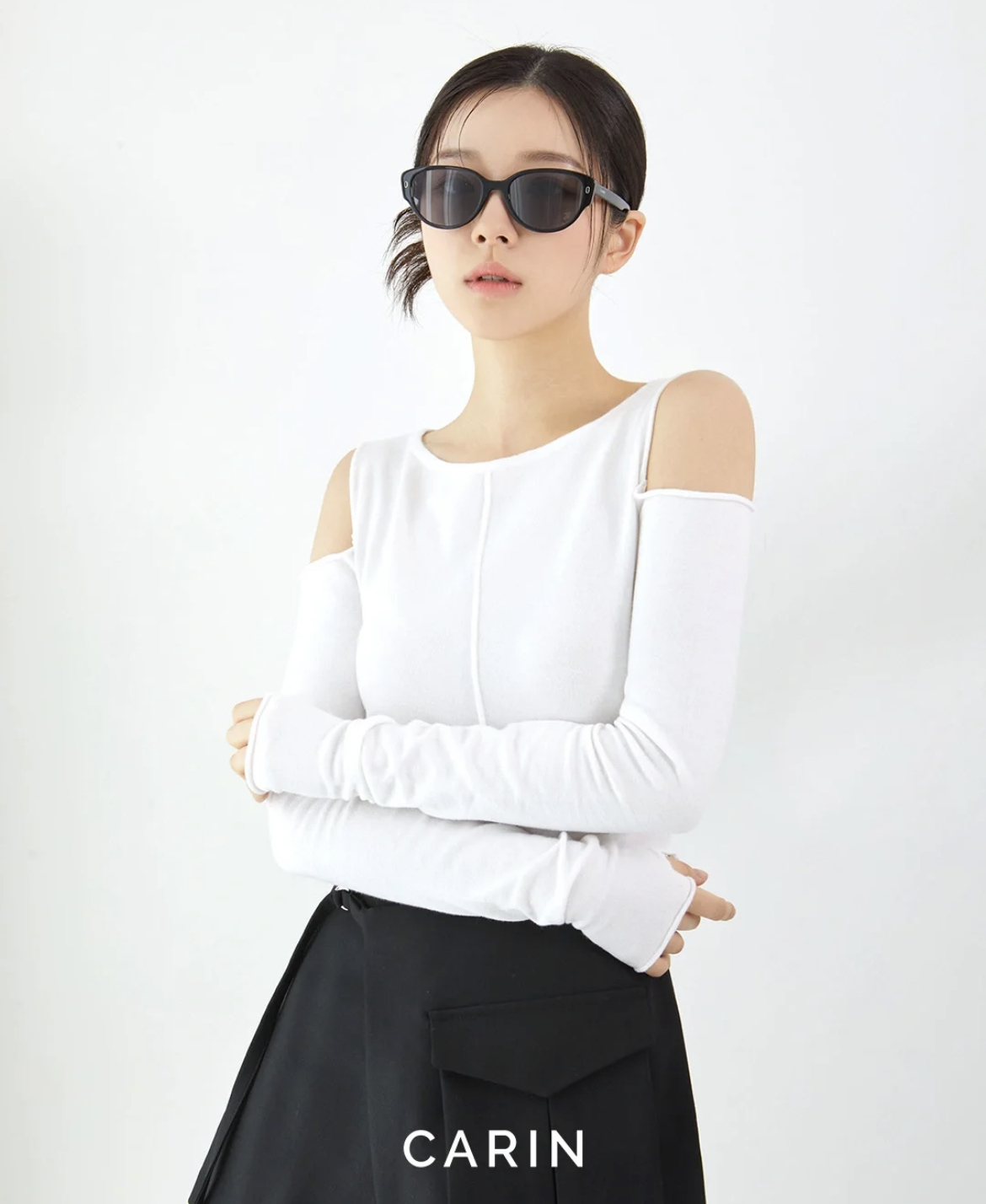 Hanna R - Carin Cat-Eye Sunglasses | Korean Eyewear | Jei & Co. Optics