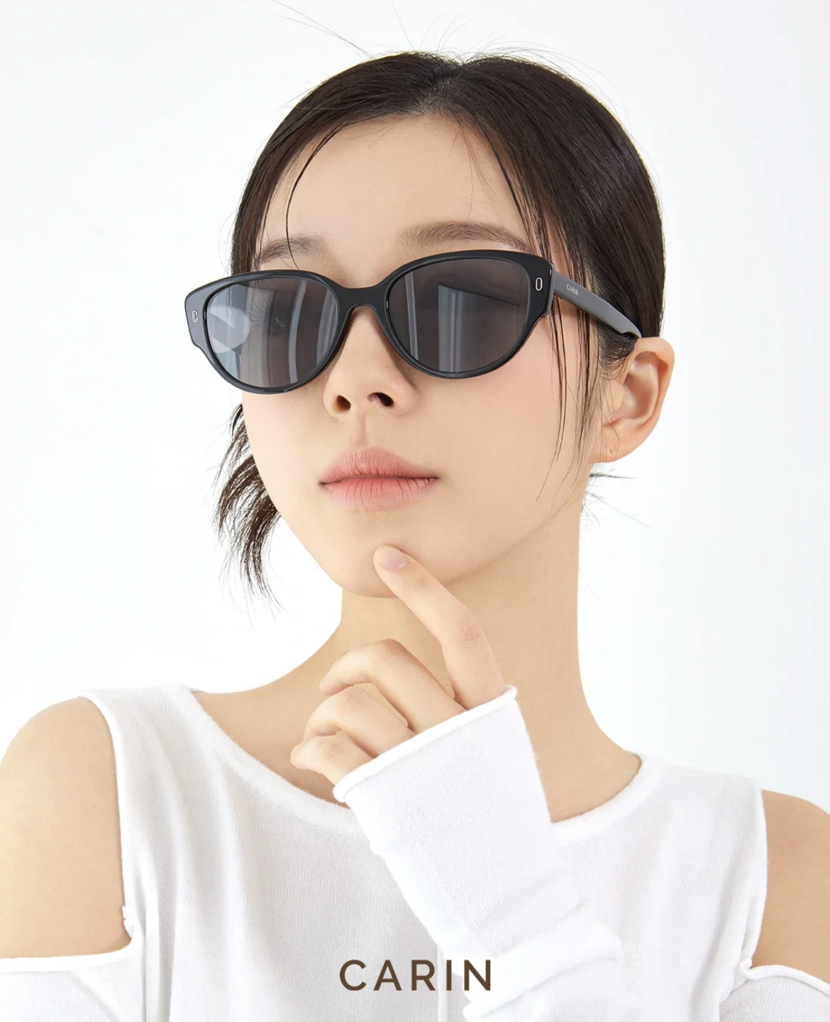 Hanna R - Carin Cat-Eye Sunglasses | Korean Eyewear | Jei & Co. Optics