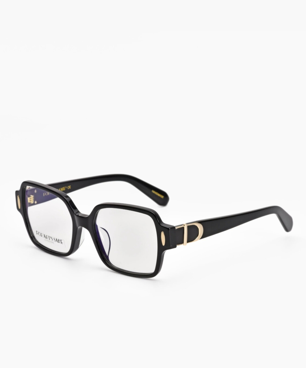 For Art's Sake Hart - Square Acetate Eyeglasses with Blue Light Lenses | Jei & Co. Optics