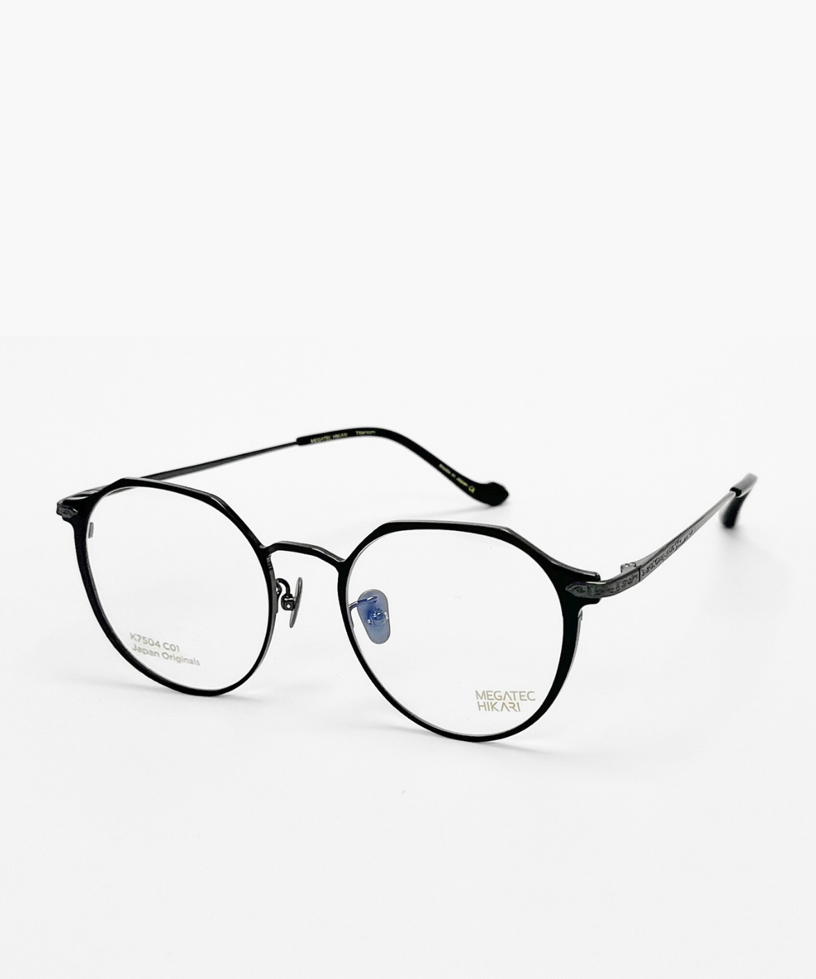 K7504 MEGATEC HIKARI Titanium Eyeglasses | Japanese Eyewear