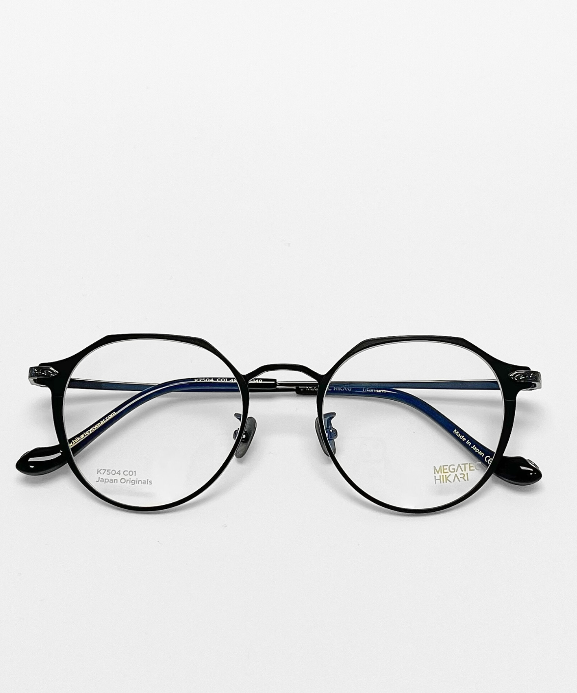 K7504 MEGATEC HIKARI Titanium Eyeglasses | Japanese Eyewear