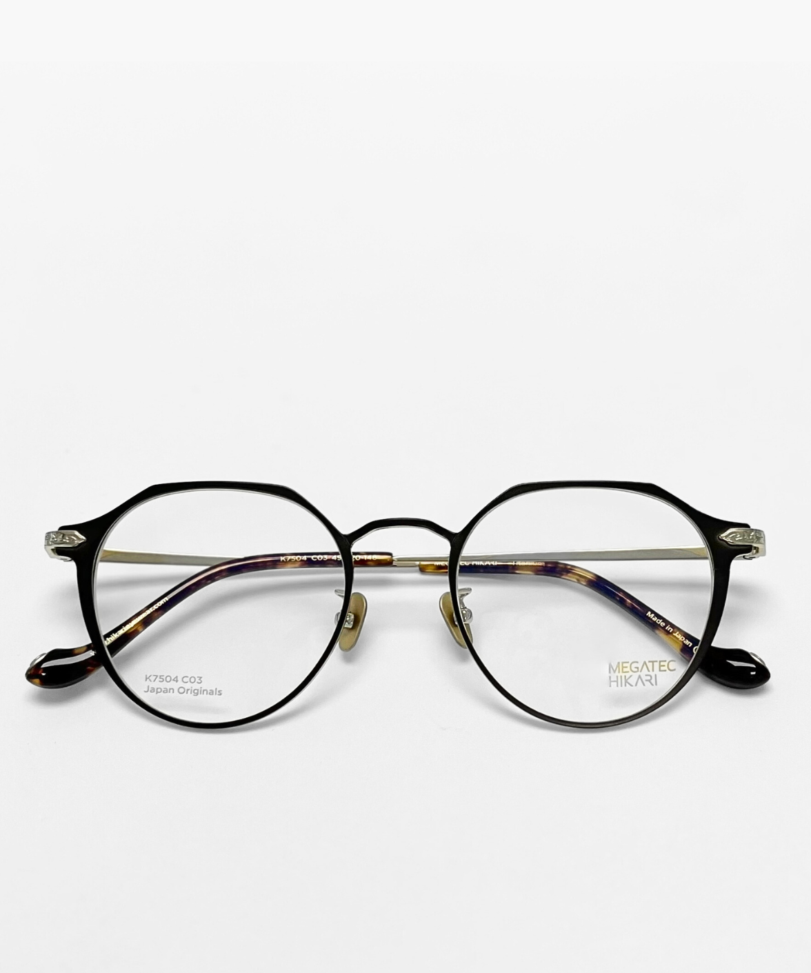 K7504 MEGATEC HIKARI Titanium Eyeglasses | Japanese Eyewear