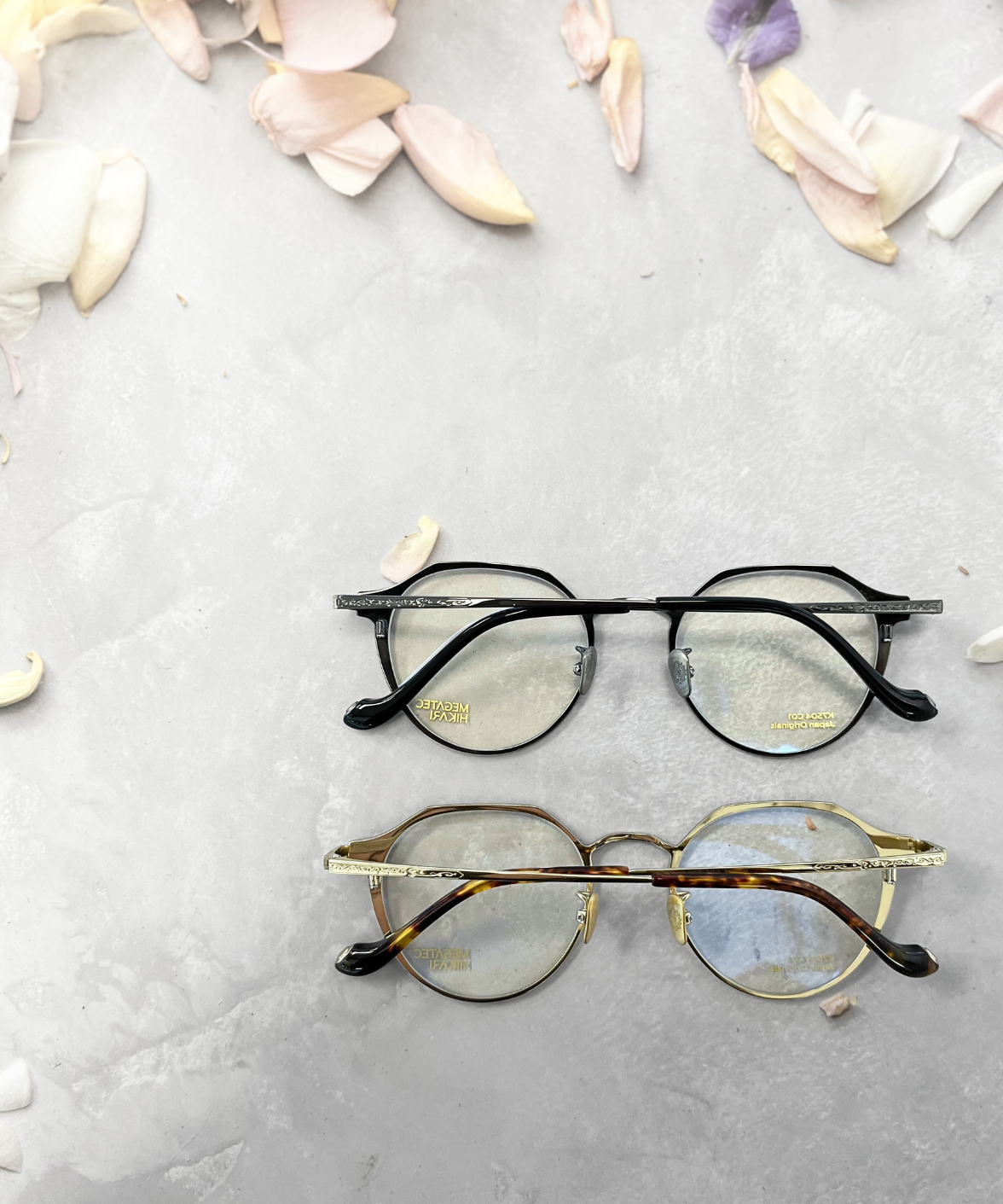 K7504 MEGATEC HIKARI Titanium Eyeglasses | Japanese Eyewear