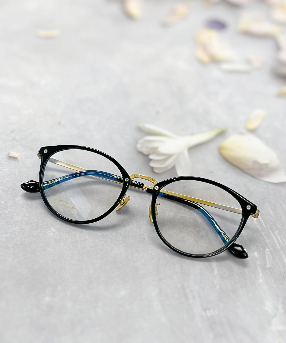 K7505 Hikari Titanium Eyeglasses | Japanese Handmade Eyewear
