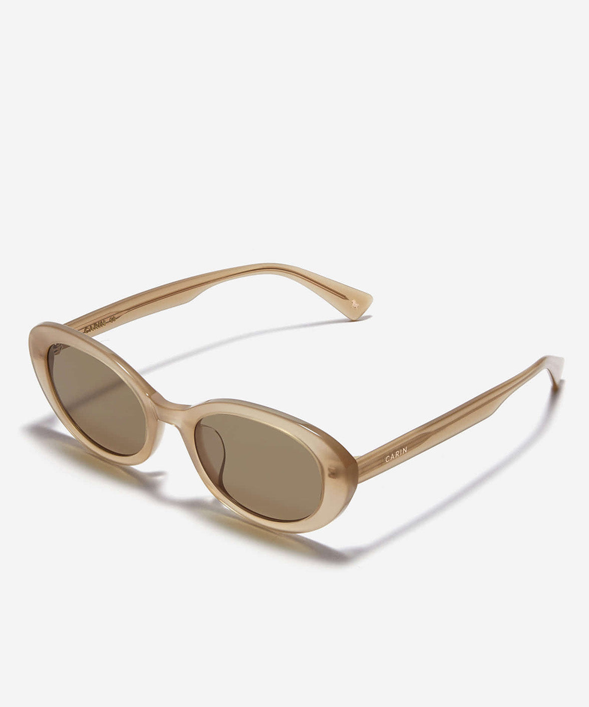 Kristen R - Carin Oval Sunglasses | Korean Eyewear | Jei & Co. Optics