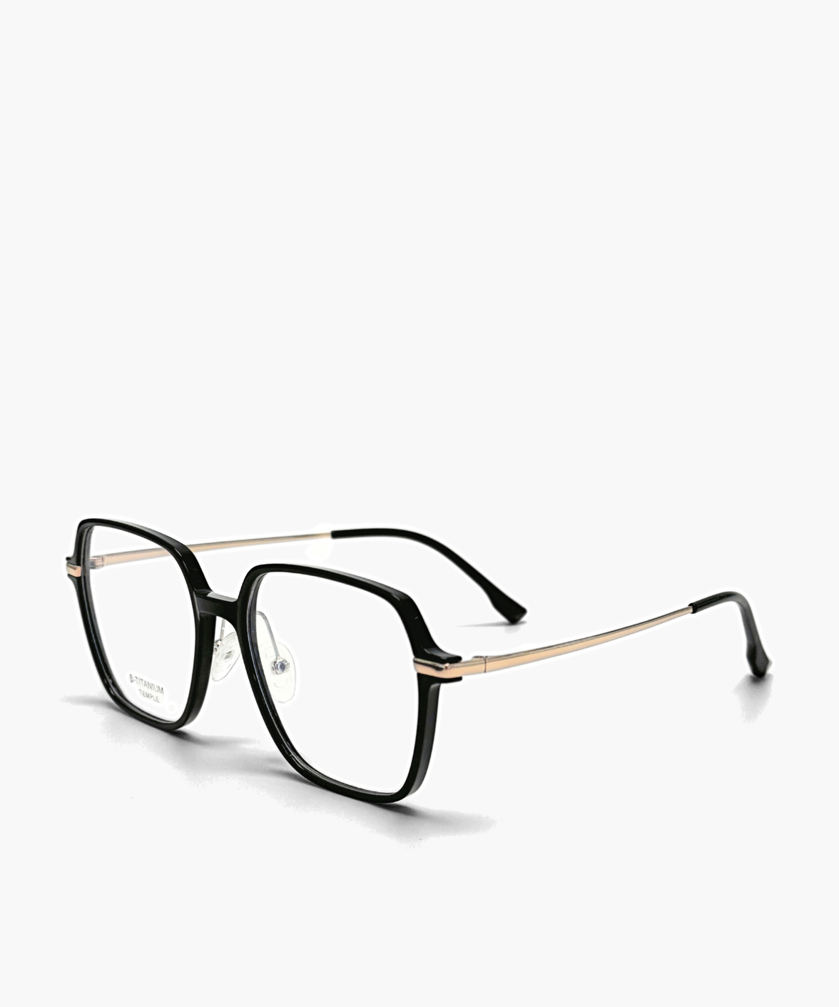 Basil - Feather Light Titanium Square Eyeglasses | Jei & Co.
