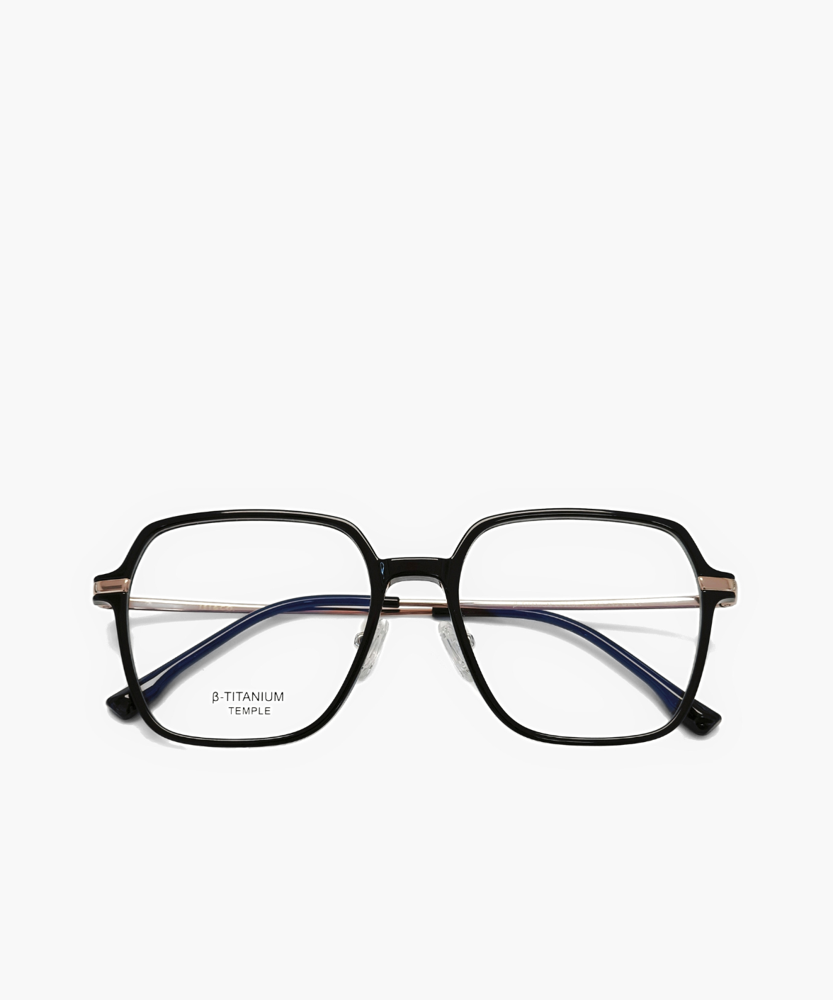 Basil - Feather Light Titanium Square Eyeglasses | Jei & Co.
