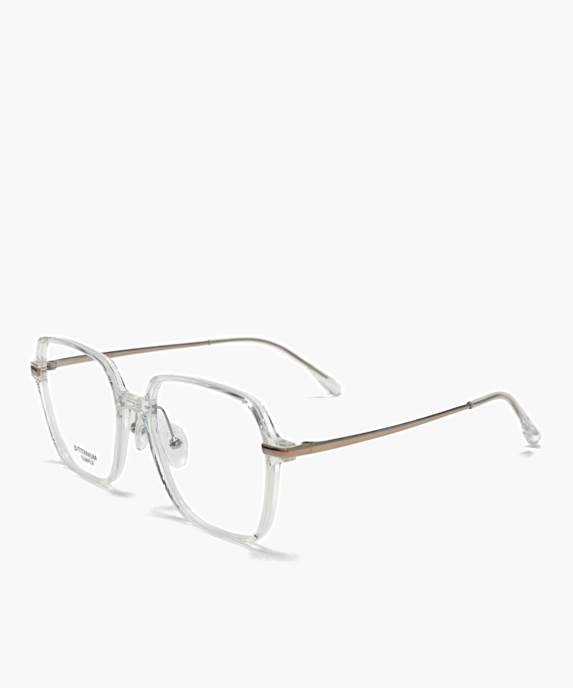 Basil - Feather Light Titanium Square Eyeglasses | Jei & Co.