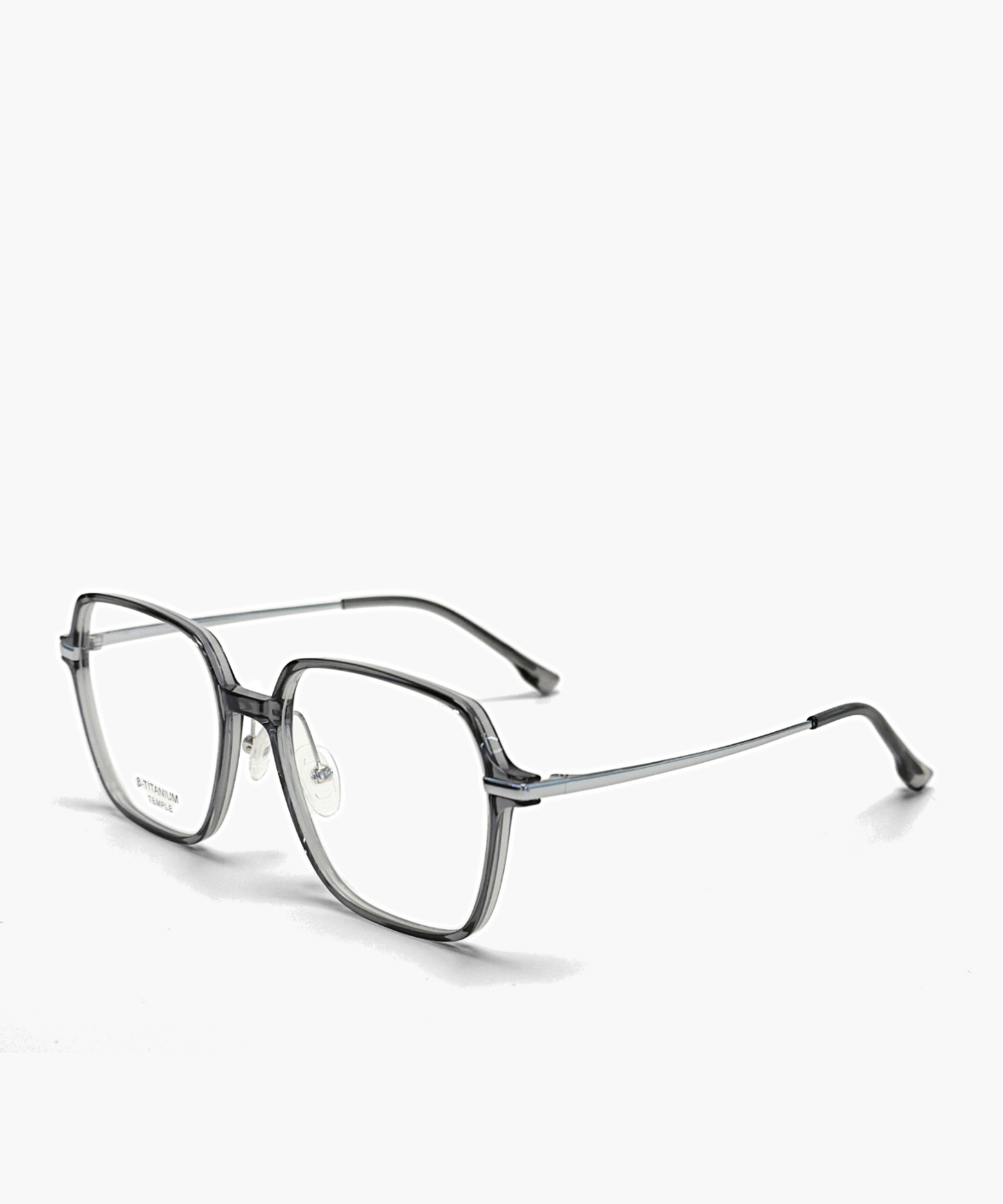 Basil - Feather Light Titanium Square Eyeglasses | Jei & Co.
