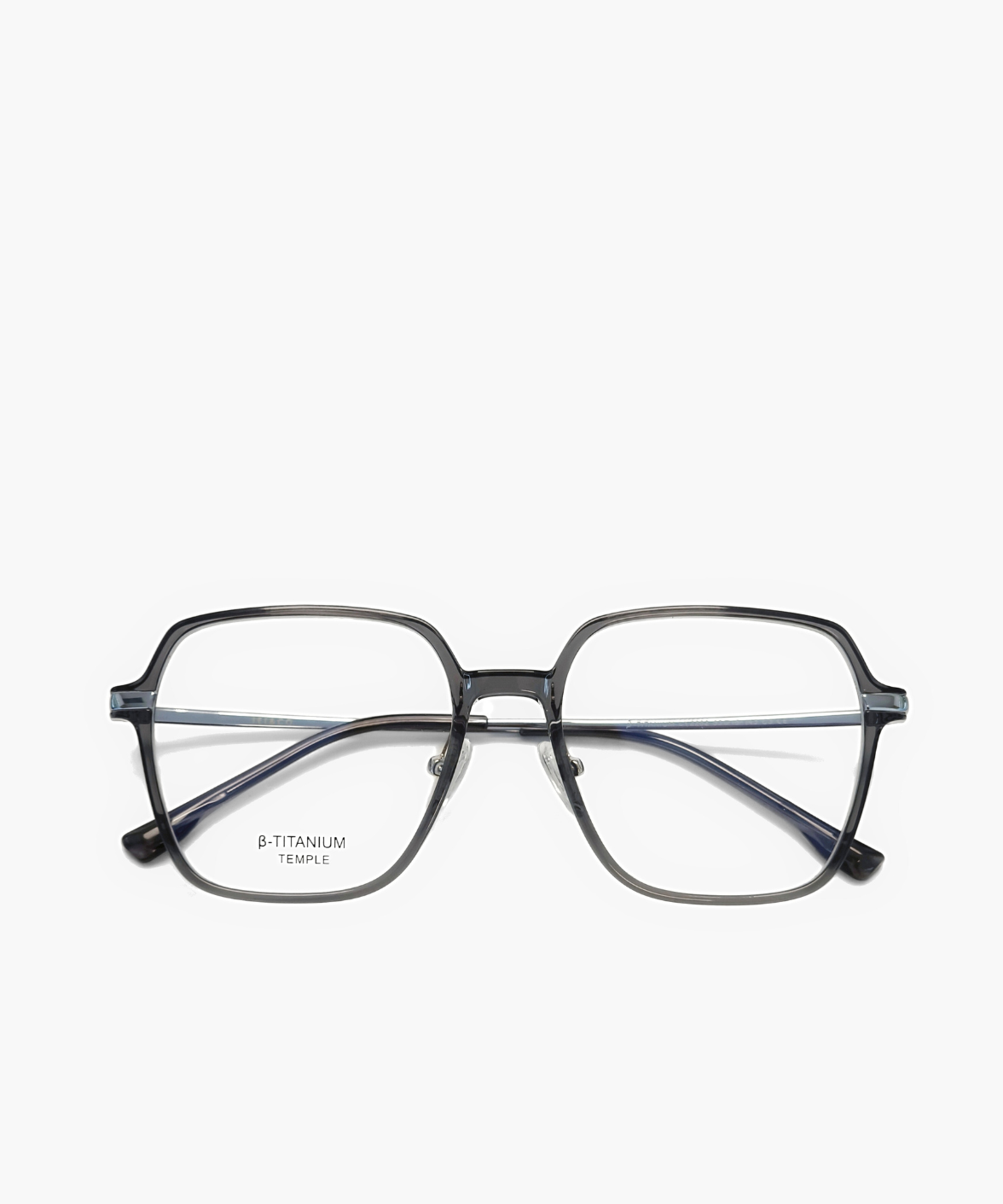 Basil - Feather Light Titanium Square Eyeglasses | Jei & Co.