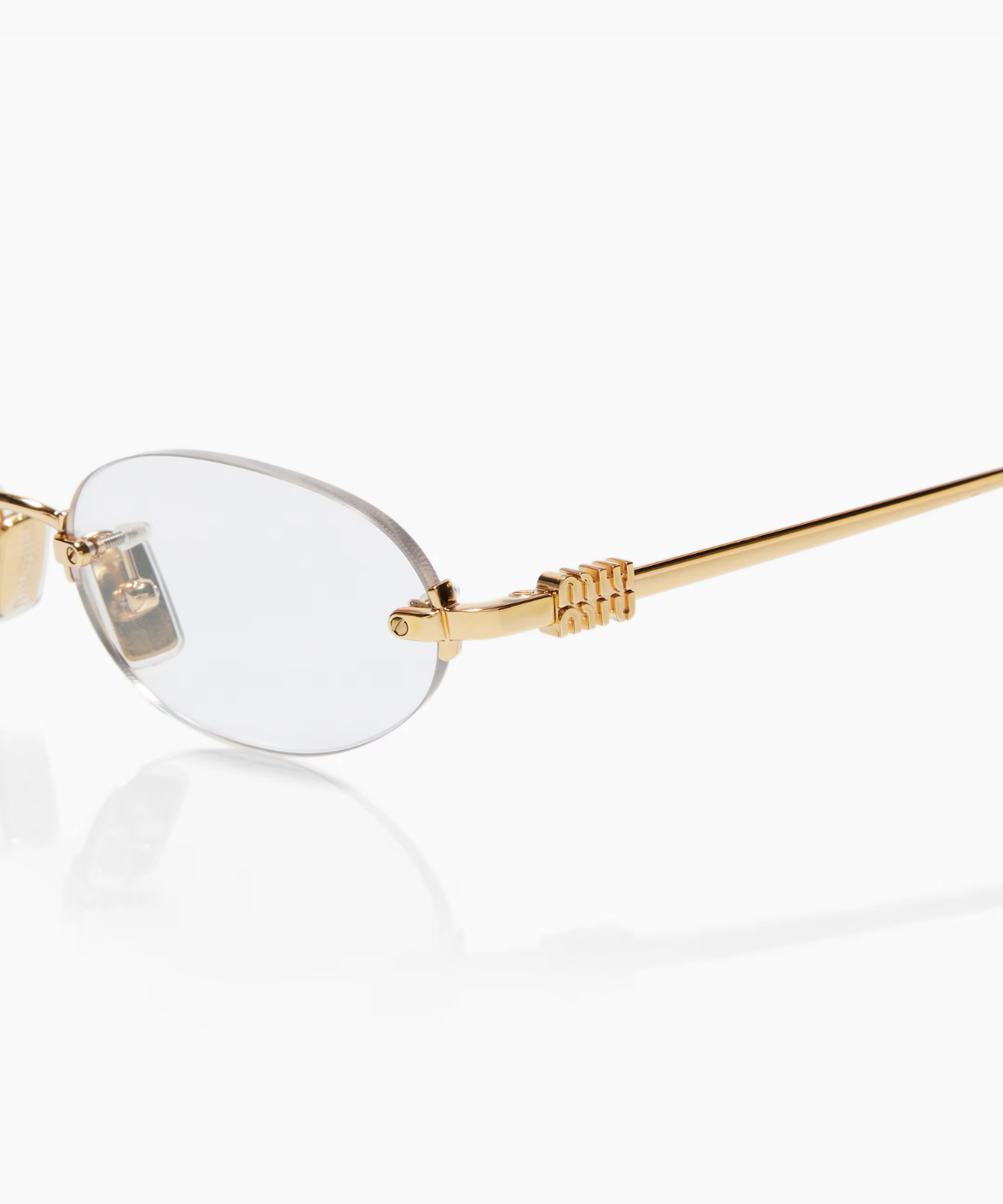 MU 53WV Oval Logo Glasses