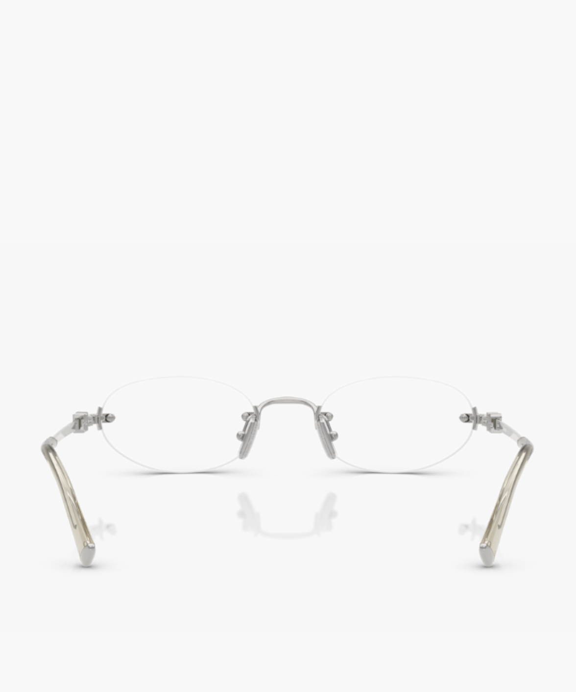MU 53WV Oval Logo Glasses