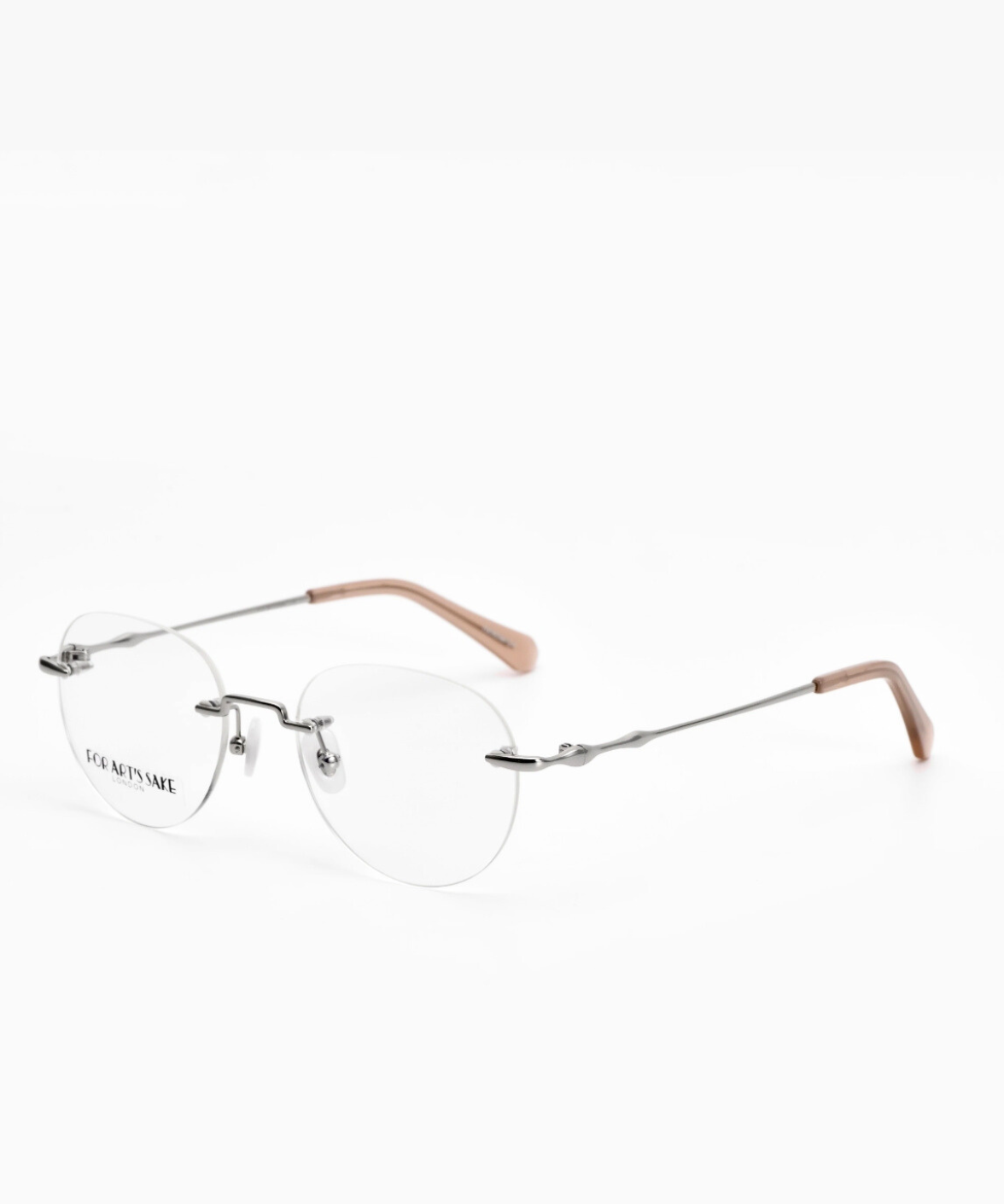 For Art's Sake Misty Rimless Eyeglasses | Jei & Co. Optics