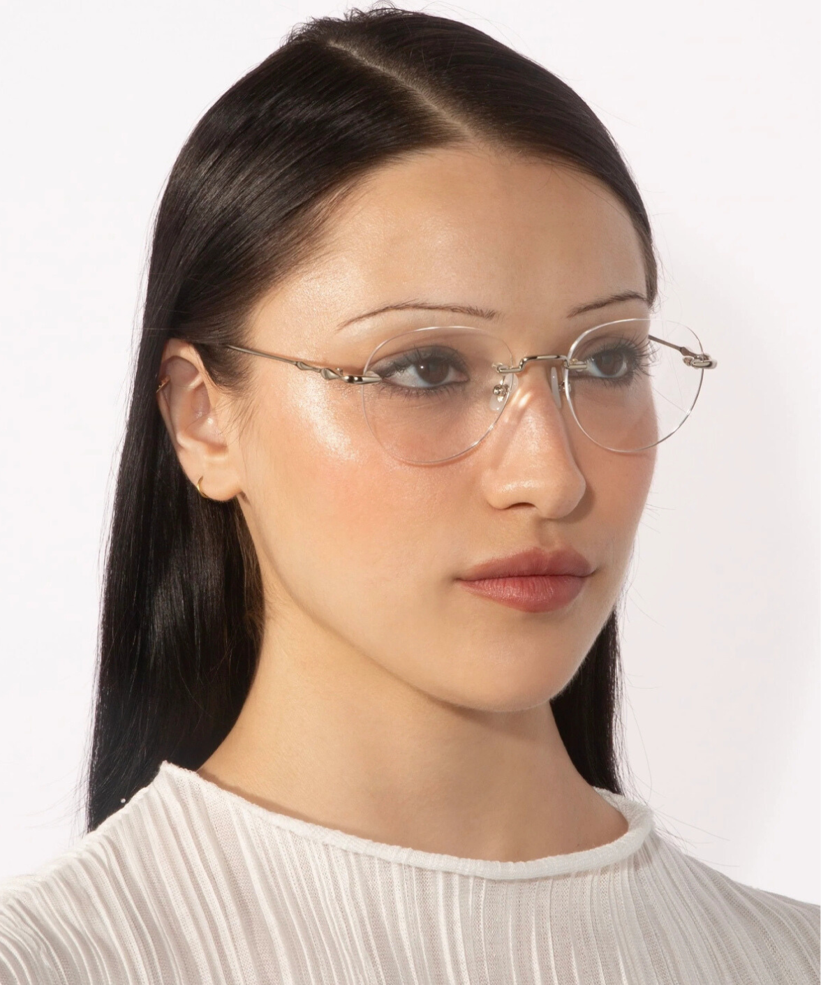 For Art's Sake Misty Rimless Eyeglasses | Jei & Co. Optics