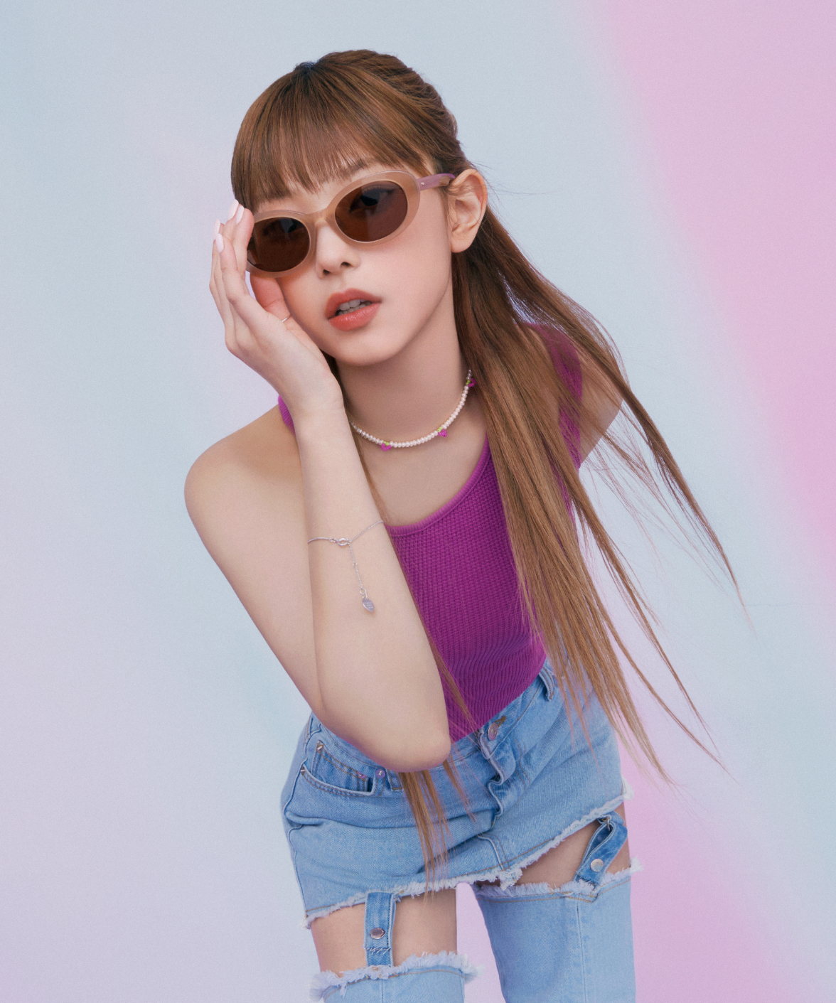 Kristen R - Carin Oval Sunglasses | Korean Eyewear | Jei & Co. Optics