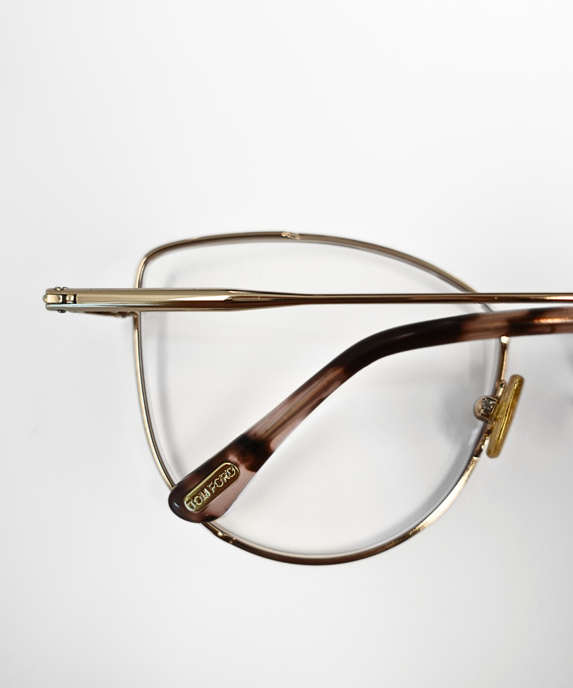 Tom Ford FT5667-B Optics Eyeglasses Black/Gold | Jei & Co. Optics