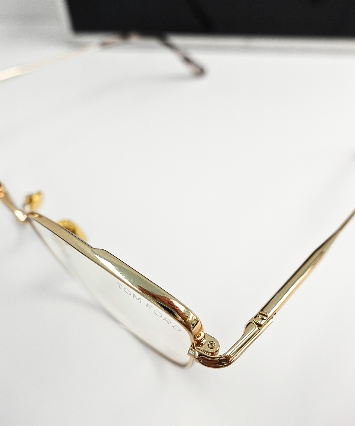 Tom Ford FT5667-B Optics Eyeglasses Black/Gold | Jei & Co. Optics