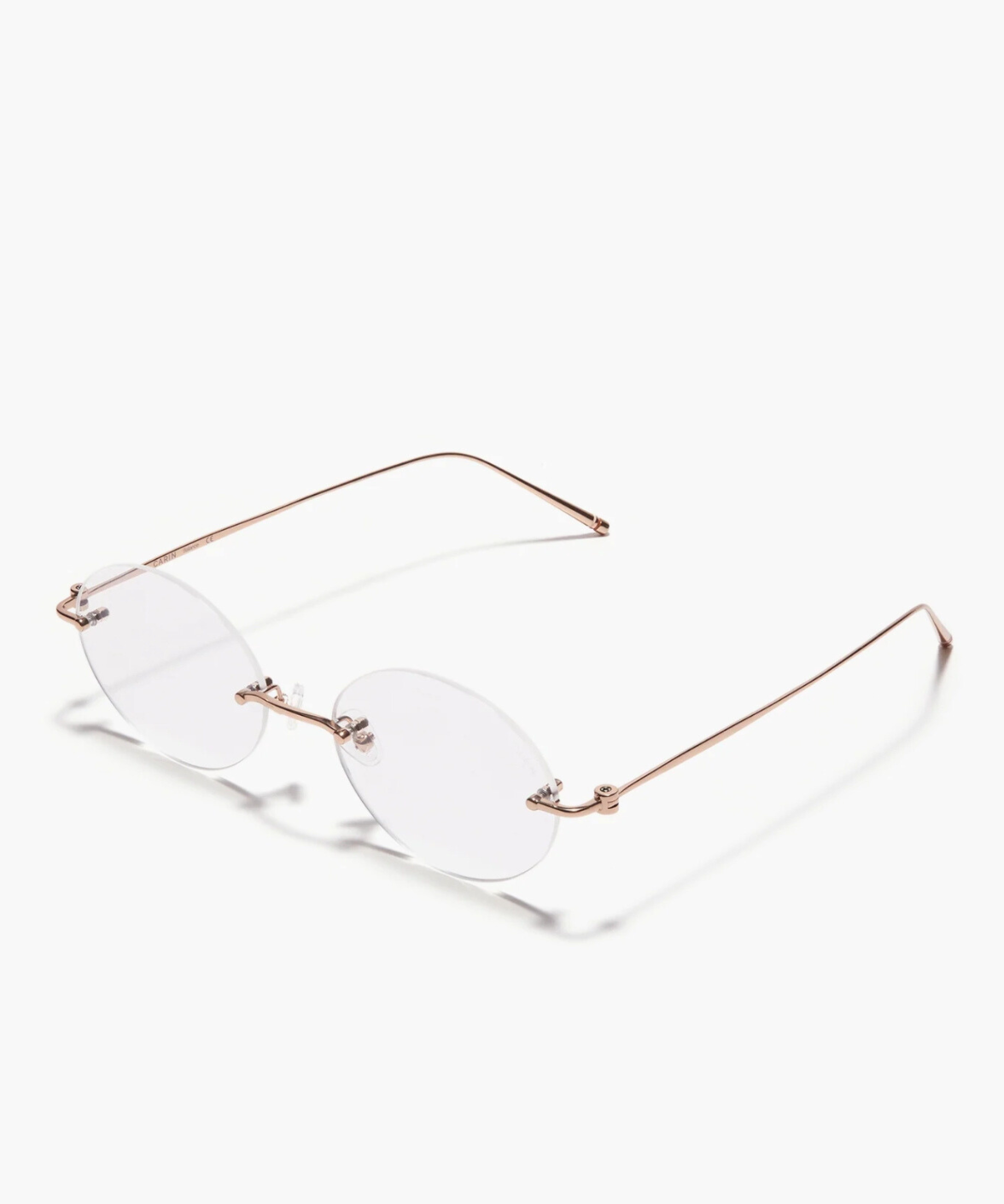 Carin Sienna R+ Oval Rimless Eyeglasses | Jei & Co. Optics