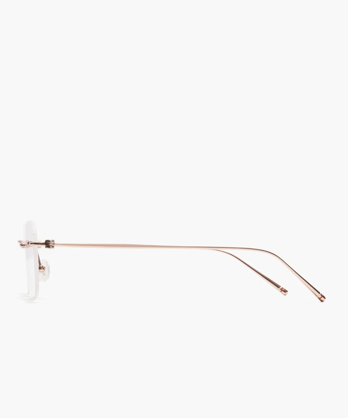 Carin Rimless Blue Light Eyeglasses Sienna S+ | Jei & Co. Optics