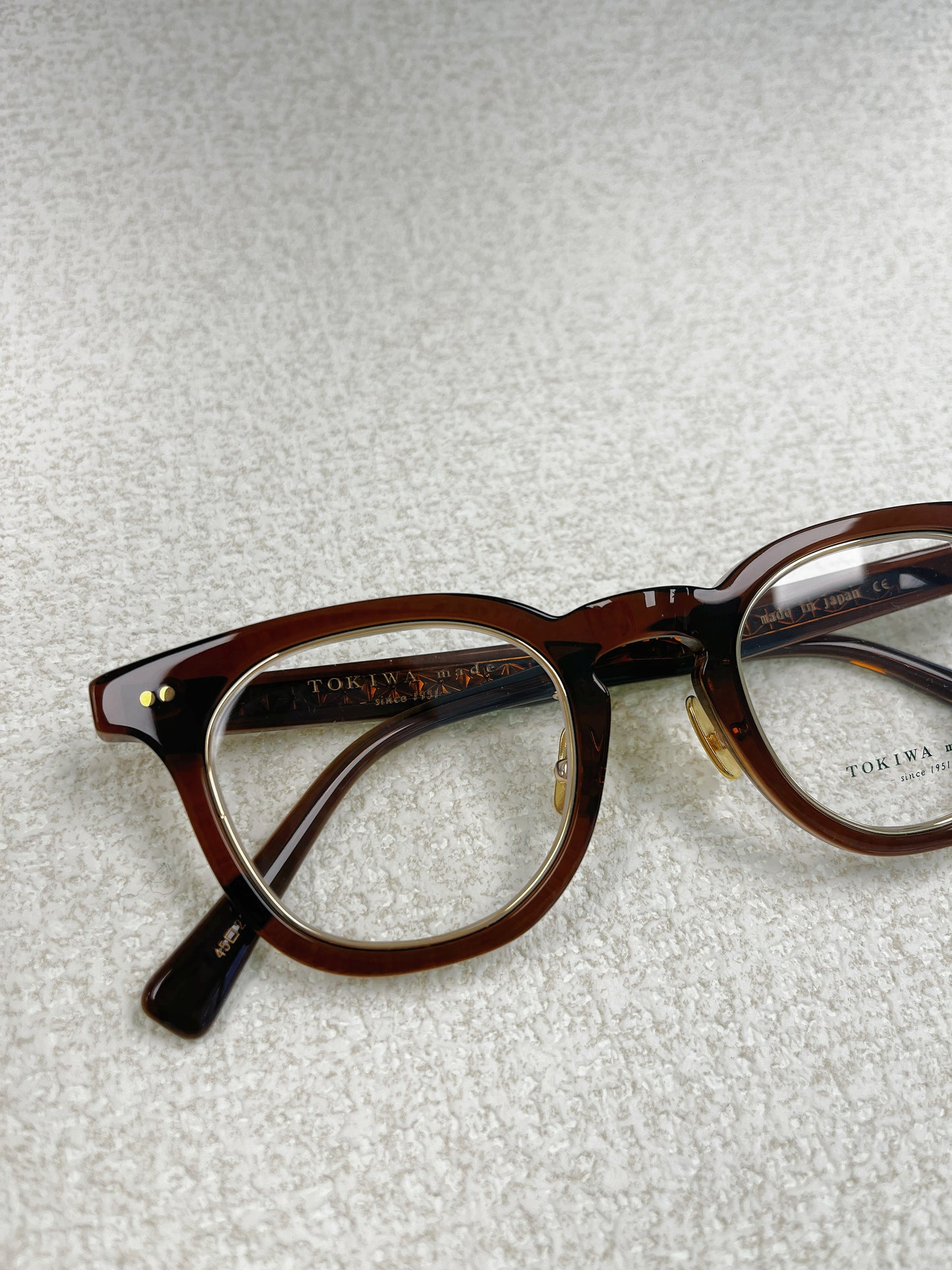 T-1965 TOKIWA made Eyeglasses | Japanese Handmade Titanium