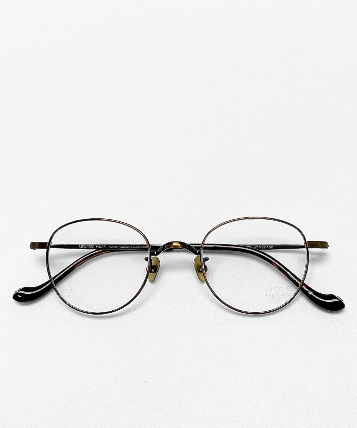T9408 MEGATEC HIKARI Titanium Eyeglasses | Japanese Eyewear