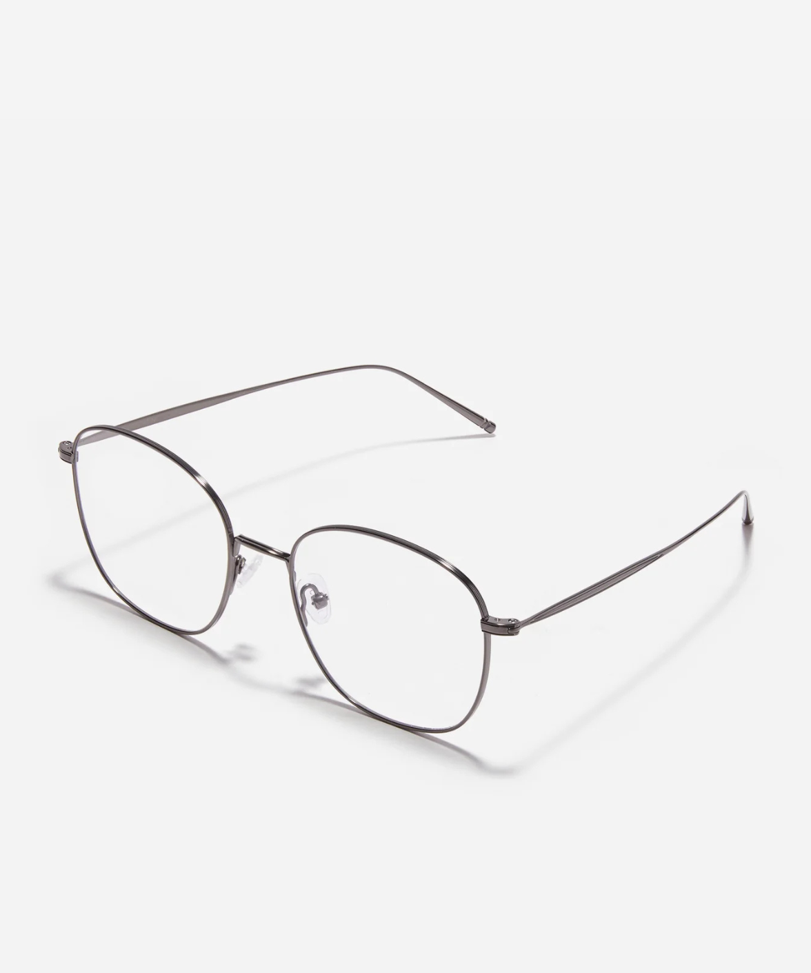 Teo - Carin Titanium Squoval Eyelgasses | Korean Eyewear | Jei & Co. Optics