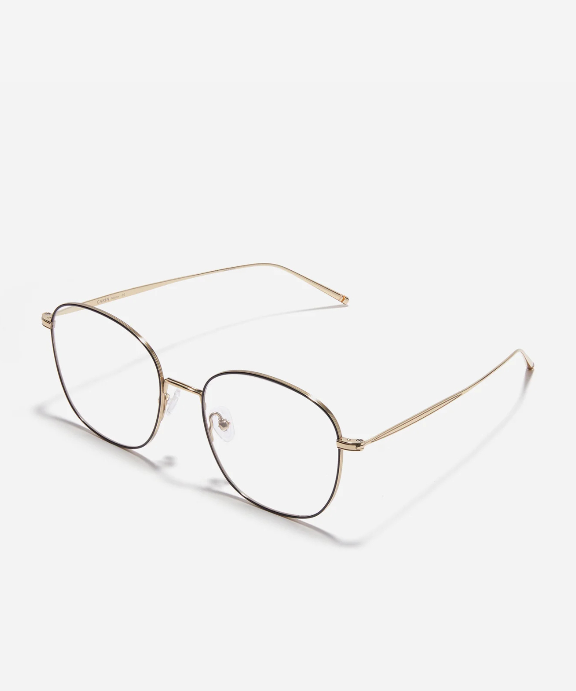 Teo - Carin Titanium Squoval Eyelgasses | Korean Eyewear | Jei & Co. Optics