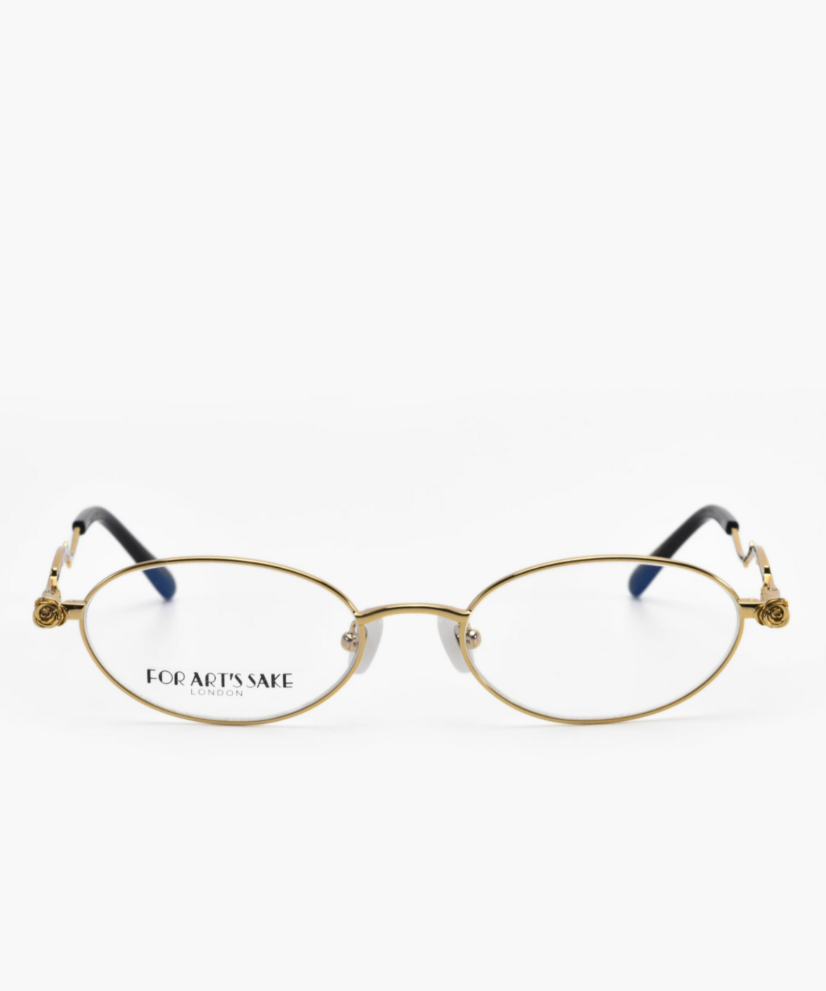 Thorn For Art's Sake Blue Blocker Oval Eyeglasses